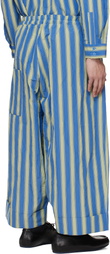 Toogood Blue & Green 'The Baker' Trousers