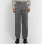 Camoshita - Light-Grey Wool-Blend Corduroy Suit Trousers - Gray