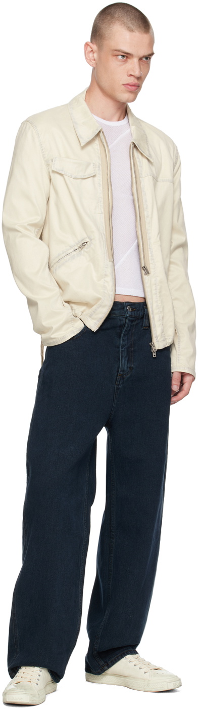 Eckhaus Latta Navy Baggy Jeans