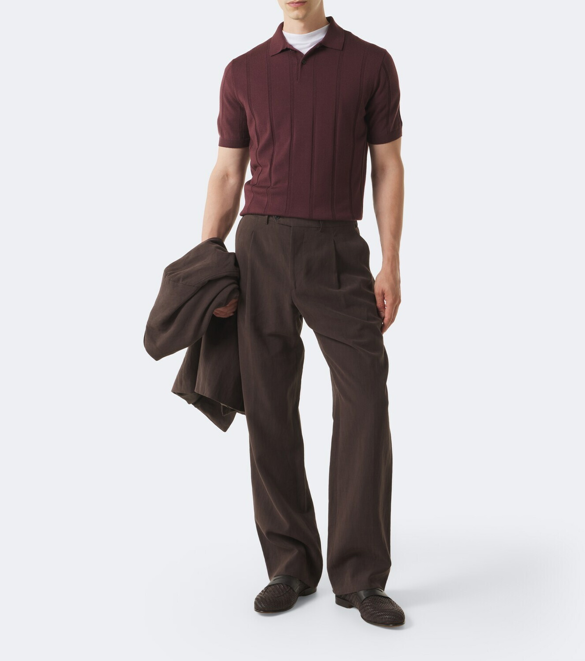Canali Virgin wool polo shirt