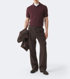 Canali Virgin wool polo shirt