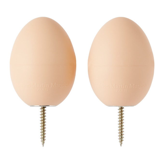 Maison Margiela SSENSE Exclusive Beige Line 13 Egg Door Stops