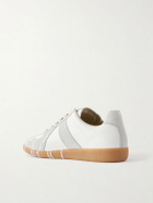 Maison Margiela - Replica Paint-Splattered Leather Sneakers - White