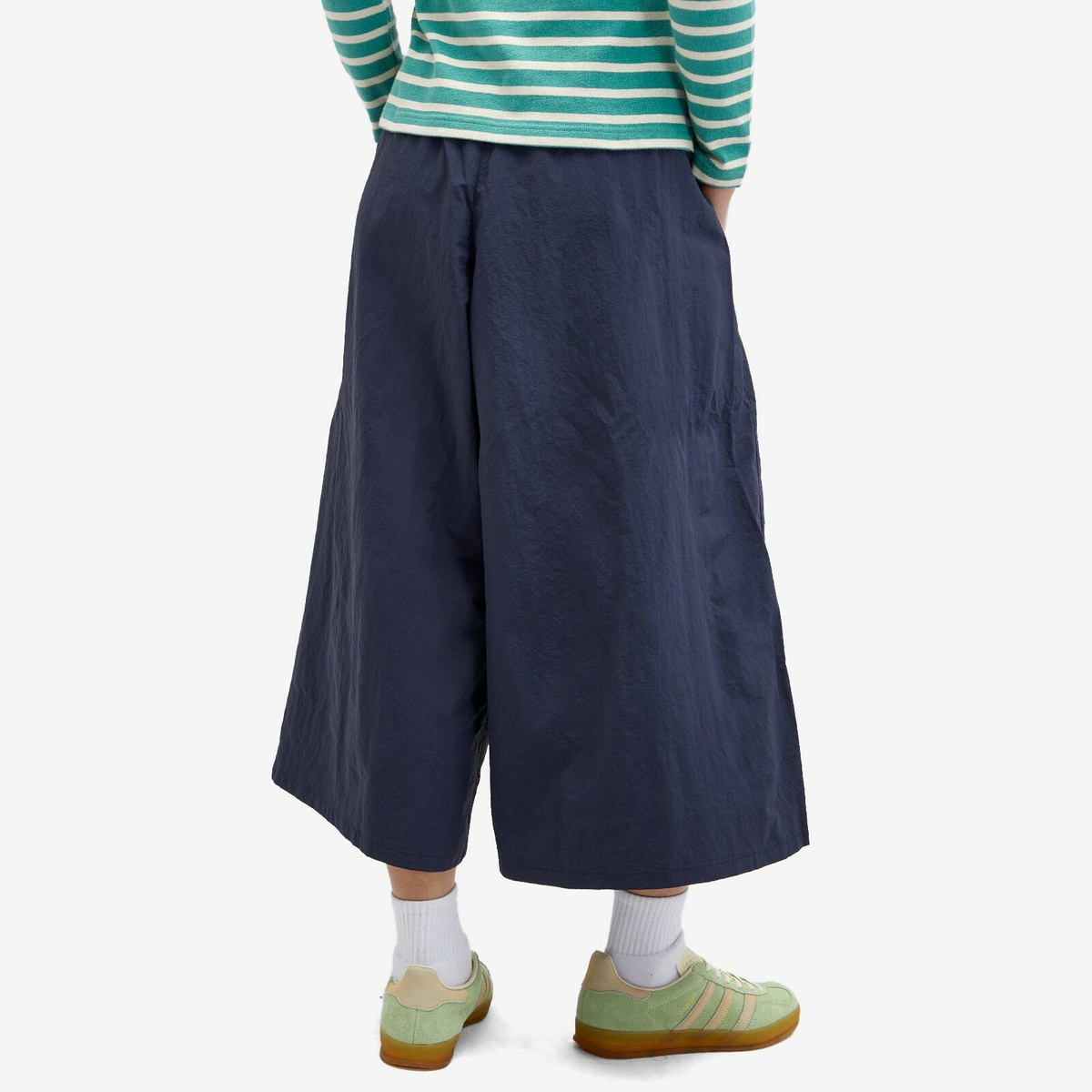 Gramicci Women's Nylon Flare Pant in Navy Gramicci