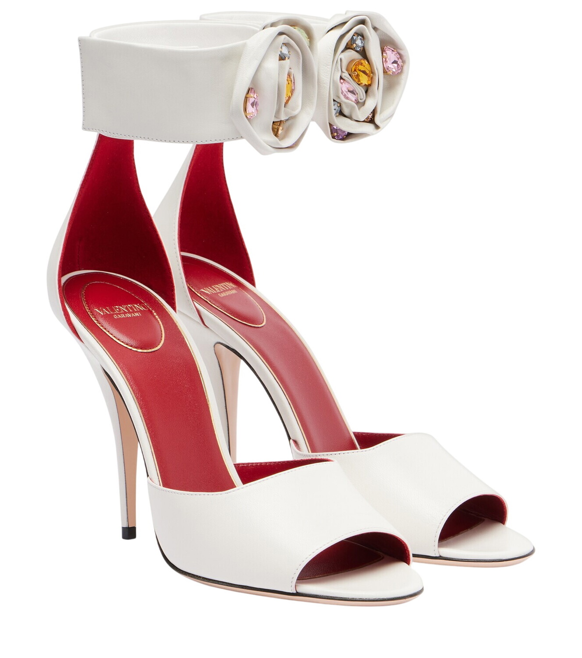 Valentino Garavani Powder Pink Leather Quiltie Mules