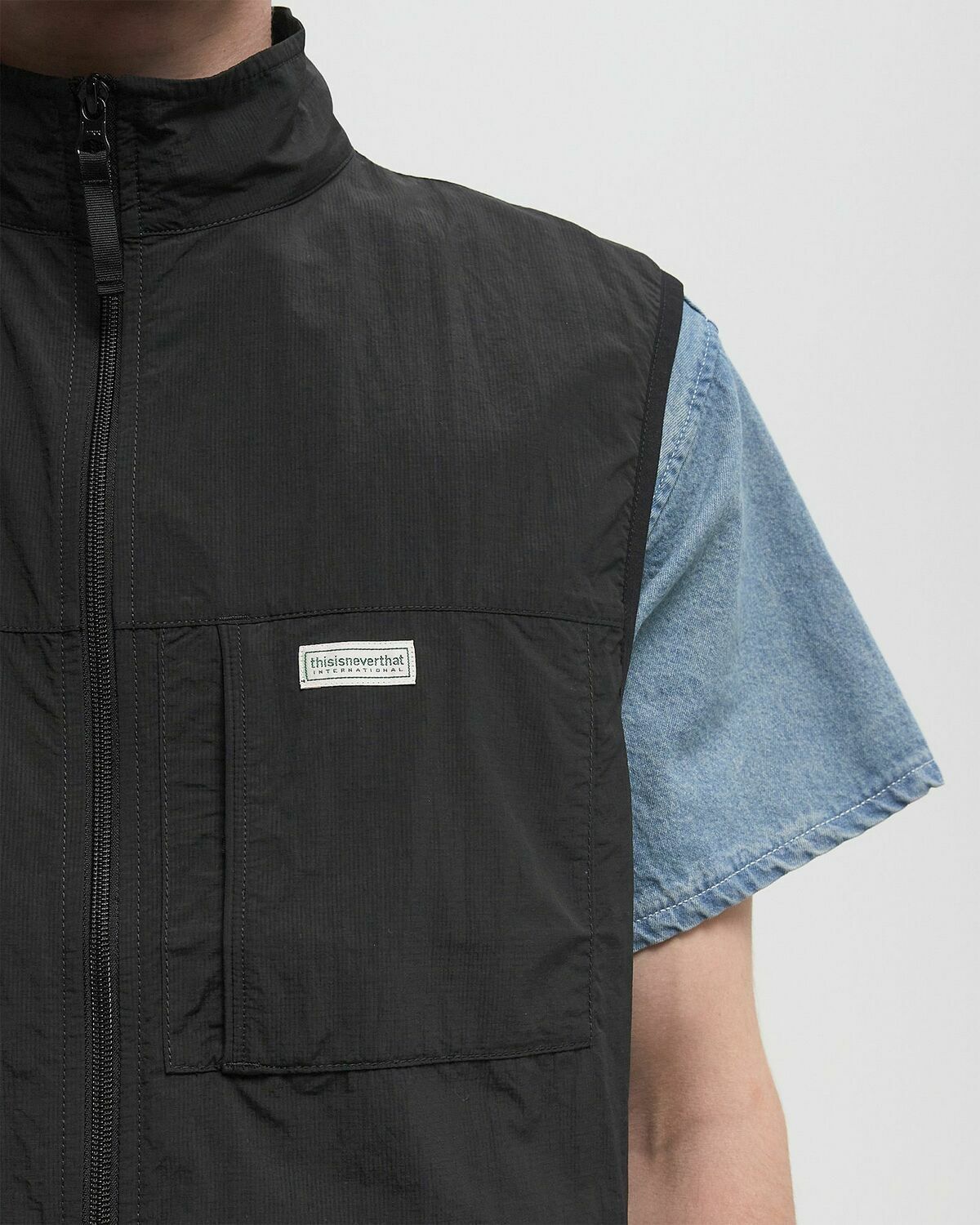 Thisisneverthat Nylon Sport Vest Black Men