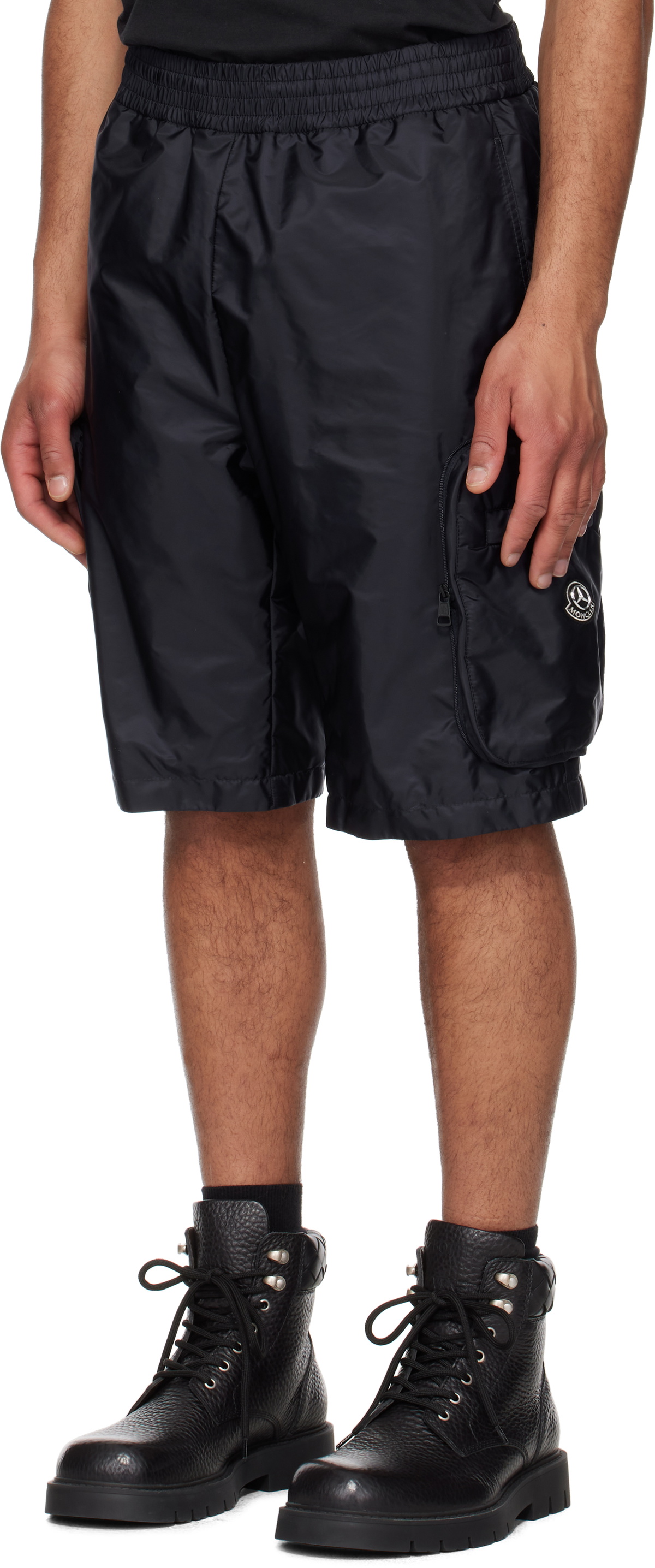Moncler Genius Mercedes-Benz by NIGO Navy Bermuda Shorts