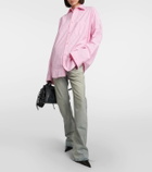 Balenciaga Cotton poplin striped shirt