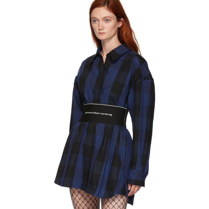 Alexander wang shop plaid dress