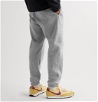 Nike - Sportswear Club Tapered Fleece-Back Cotton-Blend Jersey Sweatpants - Gray