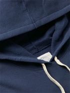 Outerknown - Second Spin Organic Cotton-Blend Jersey Hoodie - Blue