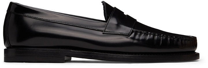 Photo: Fear of God Black Leather Penny Loafers