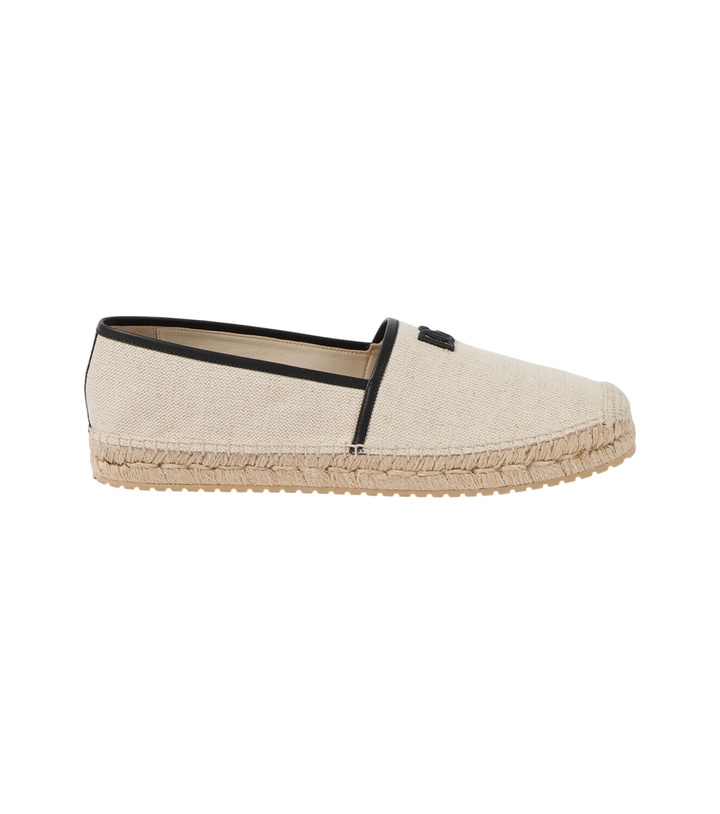 Photo: Dolce&Gabbana DG Leather-trimmed espadrille sandals
