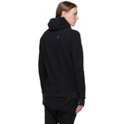 Boris Bidjan Saberi Black Object-Dyed Zip Hoodie