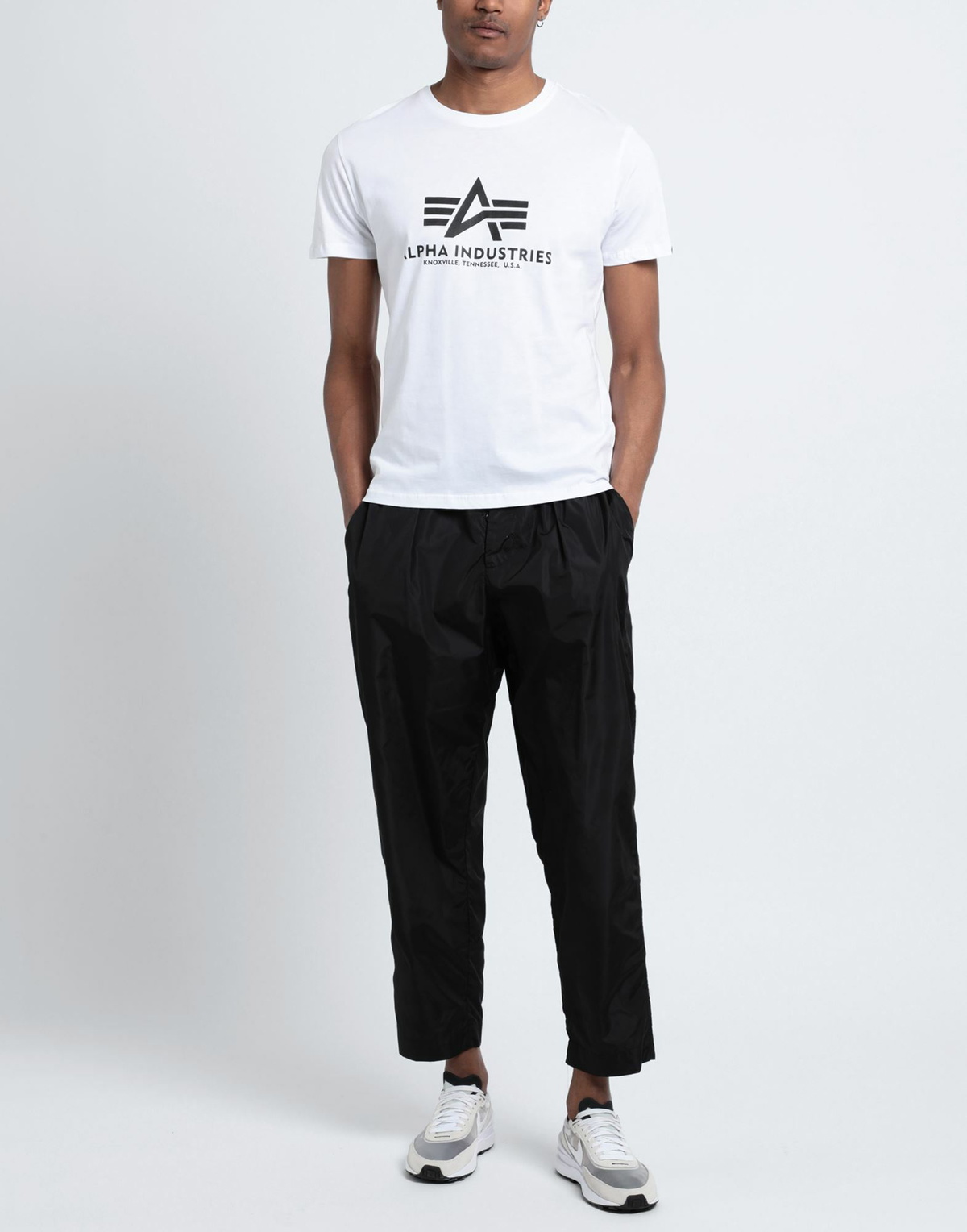 Alpha Industries Mens T-shirt in White