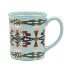 Pendleton Ceramic Mug in Aqua