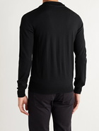 BRIONI - Wool Zip-Up Cardigan - Black - IT 48