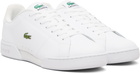 Lacoste White Carnaby Cup Leather Sneakers