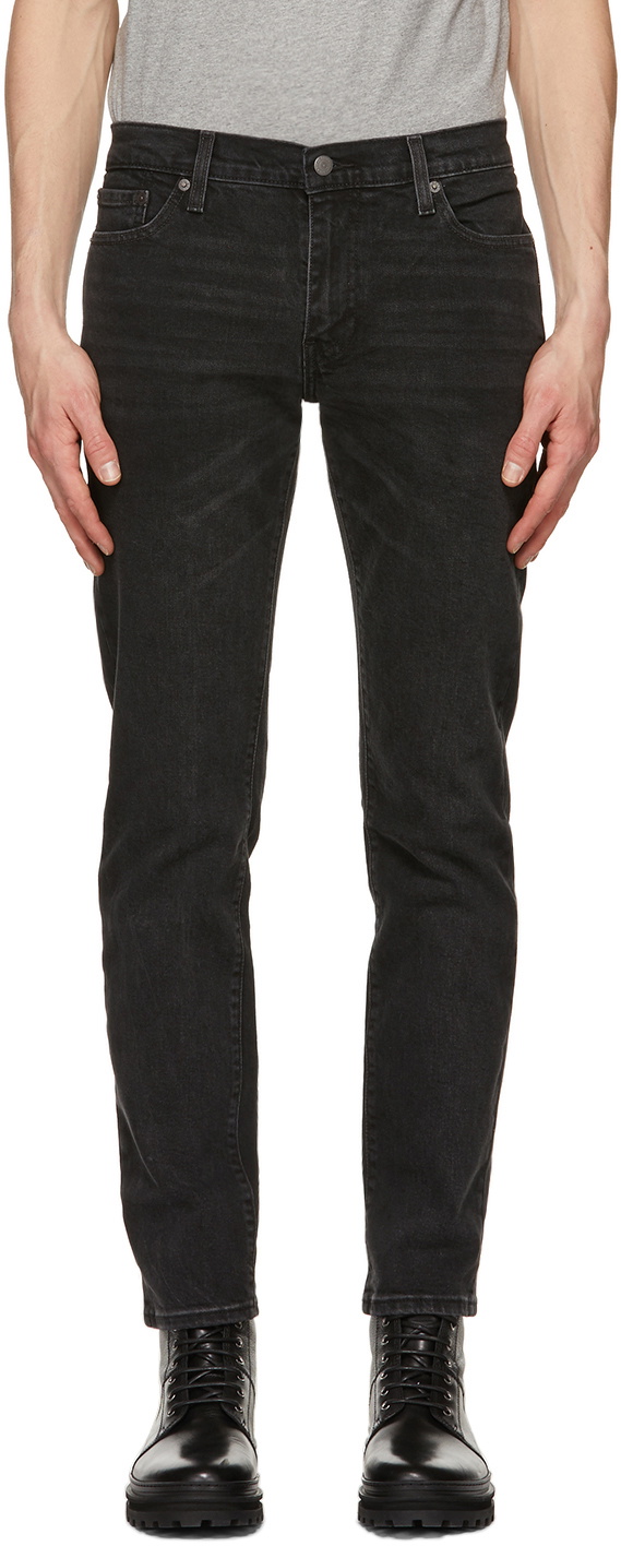 Levi's Black Faded 511 Slim Flex Jeans Levi's Red