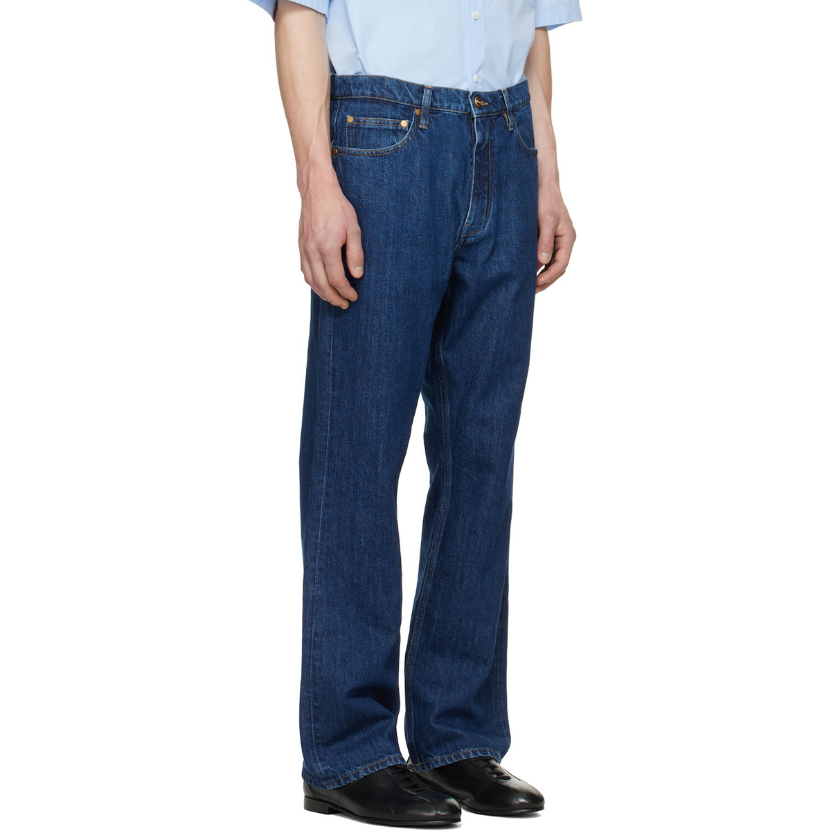 Jil Sander Blue Regular Denim Jeans