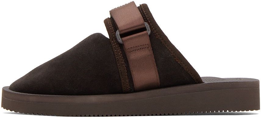 Suicoke Brown ZAVO-MAB Slippers