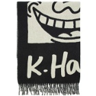 Etudes Black and White Keith Haring Edition Magnolia Scarf