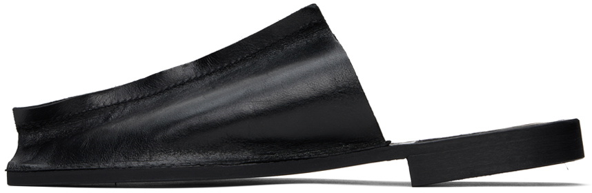 Gabriela Coll Garments Black No.7 Open Toe Slippers