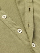 Massimo Alba - Ischia Cotton and Cashmere-Blend Jersey Polo Shirt - Green