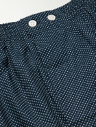 Derek Rose - Plaza Polka-Dot Cotton Boxer Shorts - Blue