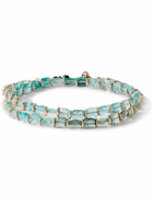 Peyote Bird - Gregorio Gold-Plated Apatite Wrap Bracelet