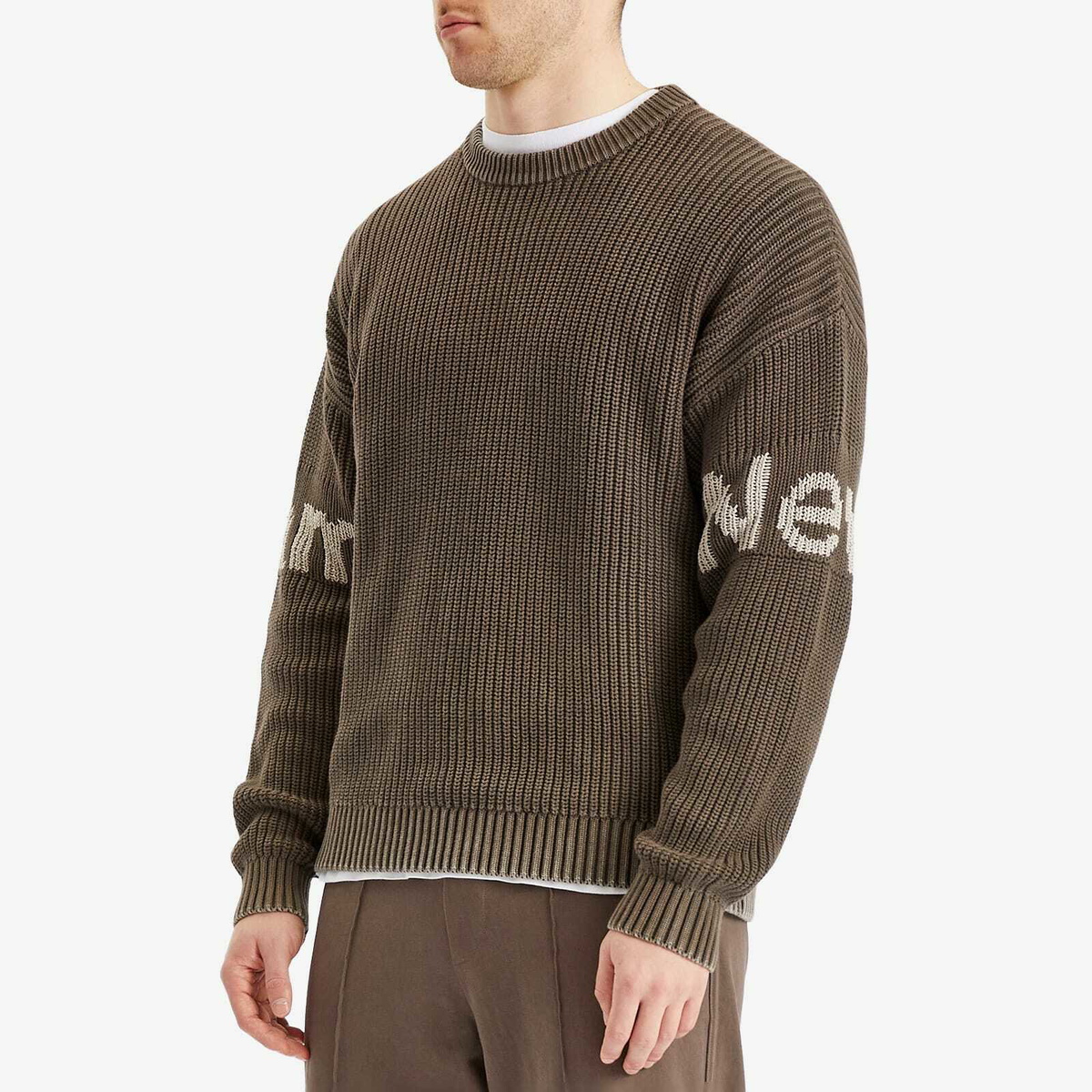 New Amsterdam Surf Association Men's Logo Crew Knit Sweater in Eiffel Tower