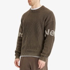New Amsterdam Surf Association Men's Logo Crew Knit Sweater in Eiffel Tower