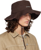 JACQUEMUS Brown 'The Artichaut' Bucket Hat