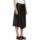 Rika Studios Black Leather Skirt