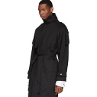 S.P. Badu Black Backless Coat