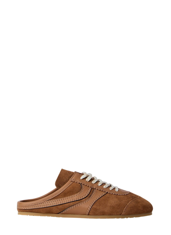 Photo: Dries Van Noten Leather Suede Slip-On Sneakers
