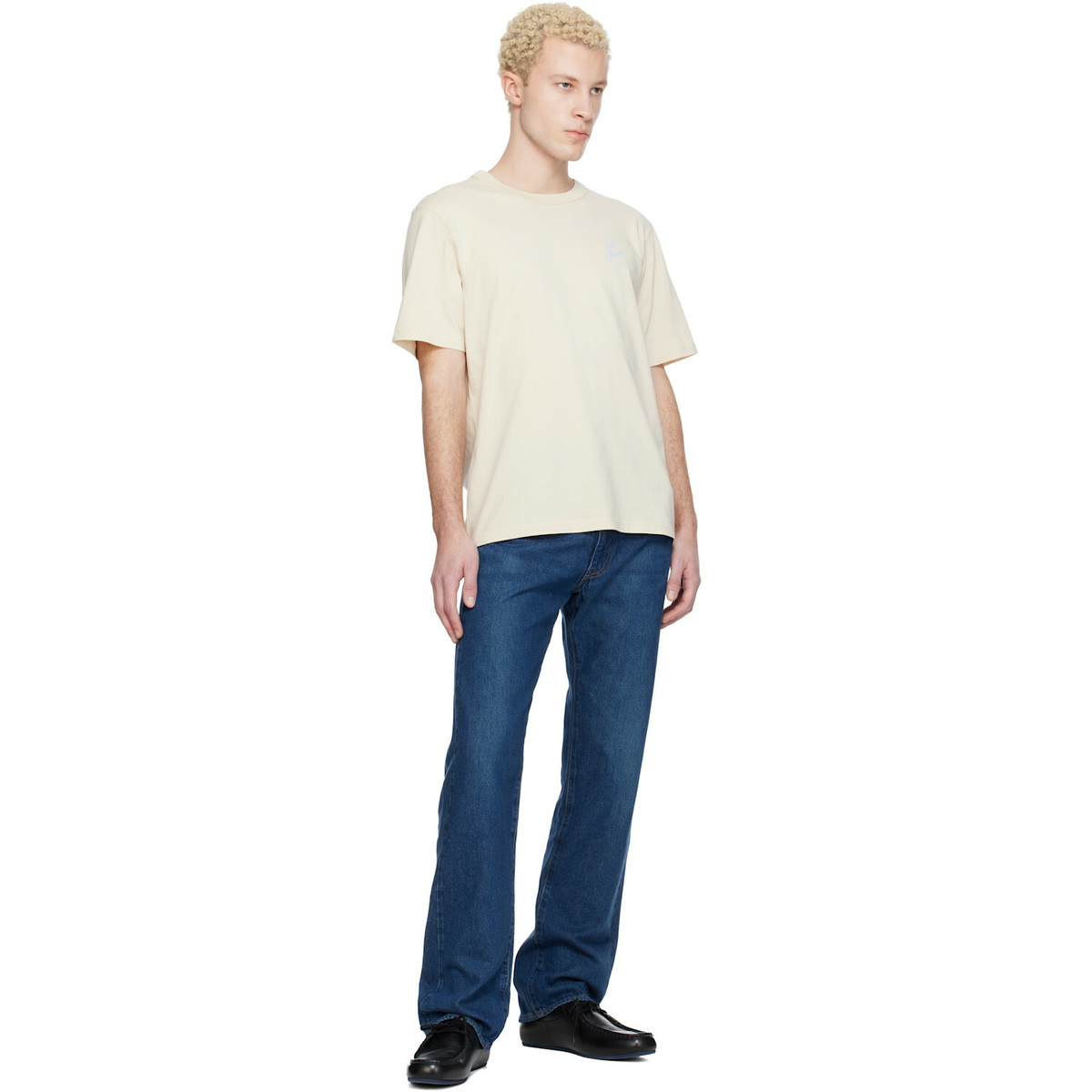 Maison Kitsuné Beige Summer Relax T-shirt
