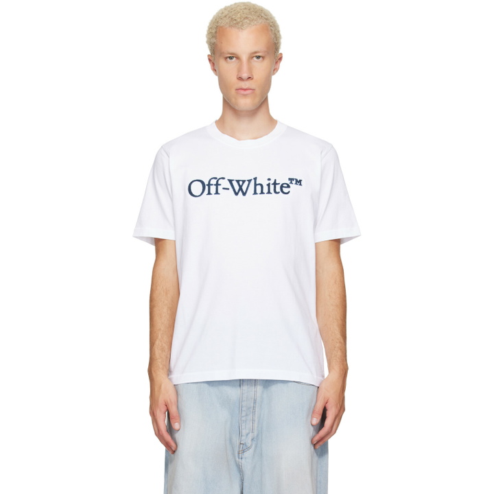 Photo: Off-White White Big Bookish Regular T-shirt