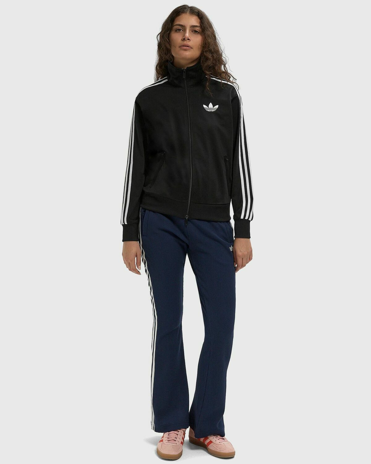 Adidas FB TRACK TOP T LOOSE Black Womens Vest