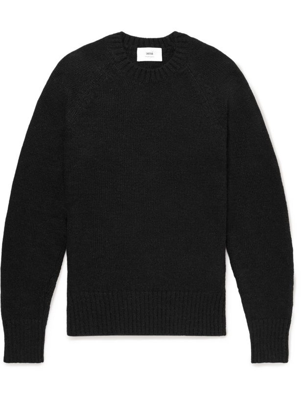 Photo: AMI PARIS - Knitted Sweater - Black