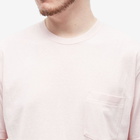 Beams Plus Men's Pocket T-Shirt in Pink