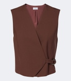Brunello Cucinelli Monili wool-blend vest
