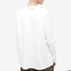 GOOPiMADE Men's ® Long Sleeve Archetype-01 3D Pocket T-Shirt in White