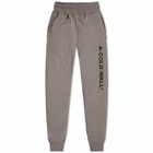 A-COLD-WALL* Men's Logo Sweat Pant in Slate Grey