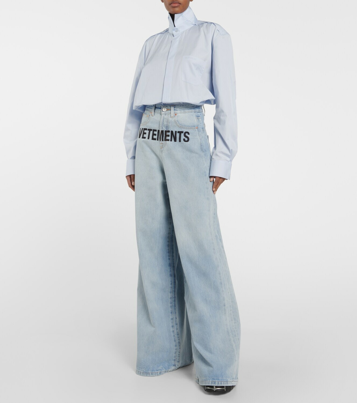 Vetements - Deconstructed cotton shirt Vetements