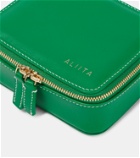 Aliita Logo leather jewelry pouch