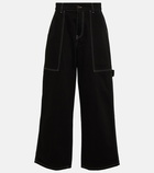 Stella McCartney High-rise wide-leg jeans