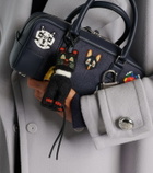 Loewe x Louis Wain Cats leather-trimmed wool bag charm
