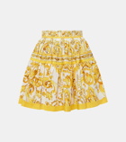 Dolce&Gabbana Majolica cotton miniskirt