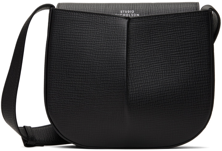 Photo: Studio Nicholson Black Fortuna Leather Bag